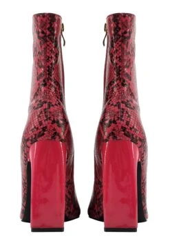 Faina Paino - Enkellaarsjes Met Hoge Hak - Rot 10 Faina Paino - Enkellaarsjes Met Hoge Hak - Rot -Faina afc96f7145ea485a98a2386b32c24044