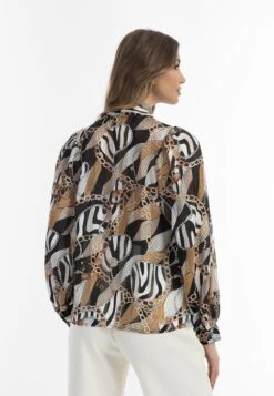 Faina Schluppen Caneva - Overhemdblouse - Schwarz Mehrfarbig -Faina b0780f40097e43d09b98bb5c5649c0ec