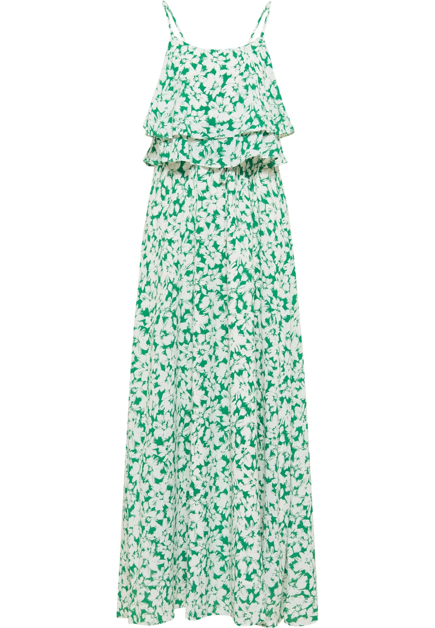 Faina Tylin - Maxi-Jurk - Grün Weiss 5 Faina Tylin - Maxi-Jurk - Grün Weiss - Afbeelding 5