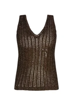 Faina Mit Effekt - Top - Schwarz Gold -Faina b4bc60a3d1ce43ad911a80bf45967c2c