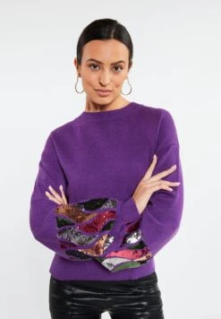 Faina Caneva - Trui - Dunkellila -Faina b9f5c57ed1c941e4ae716f743bd6d2ae