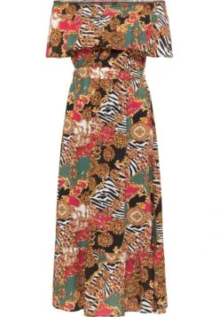 Faina Mioki - Jurk - Rot Mehrfarbig -Faina bb8c587370e64c44945ec3a79c148d85