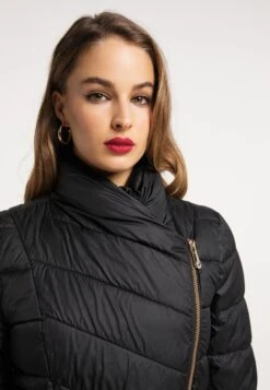 Faina Caspio - Winterjas - Schwarz -Faina bdefcb18f4d647749376d0dd40b3b96d