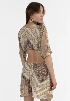 Faina Mit Cut-Outs - Jurk - Weiss -Faina bfc2c41ebc6a4b6b818912925602d6e9