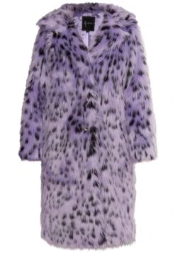 Faina Tassia - Winterjas - Lila Schwarz -Faina c62ad80c9b01430db2a3b2979a7a2afc