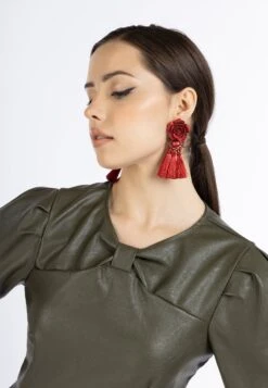 Faina Dedica - Blouse - Oliv -Faina d02433393781467da18648ed8f7446ef