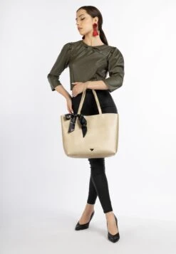 Faina Handtas - Dunkelgold