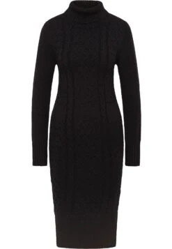 Faina Imane - Gebreide Jurk - Schwarz -Faina d21c2ee38e1e4795a547544cd9a2bdc5