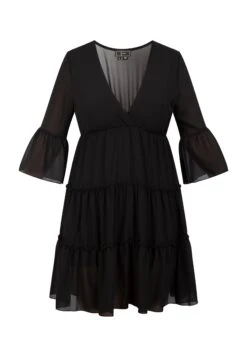 Faina Mini - Jurk - Schwarz -Faina d38a98df79d94fd98aab26f02f3206ec