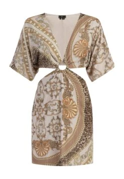 Faina Mit Cut-Outs - Jurk - Weiss -Faina d3c519b80126410f9c926043456893ff