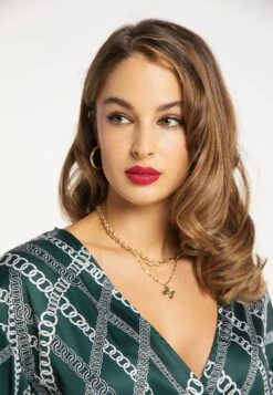 Faina Tassia - Blouse - Dunkelgrün Mehrfarbig -Faina d3c7ed96d9654c10ba07d8415da3f7ed