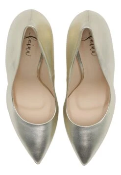 Faina Caspio - Hoge Hakken - Gold -Faina dd453a46375b45eabe4e30ce65ab34f5