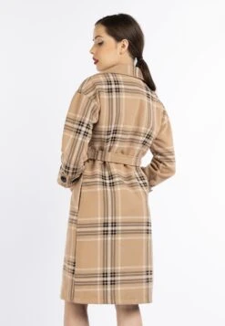 Faina Tassia - Trenchcoat - Beige Karriert -Faina e177768f6a654f4399baa3521b49daa2