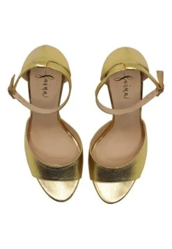 Faina Caspio - Sandalen Met Hoge Hak - Gold -Faina e1aa99a6edfa4584bdff90e6736994ac