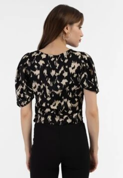 Faina Caneva - Blouse - Schwarz Beige 7 Faina Caneva - Blouse - Schwarz Beige -Faina e9005e4099624045b0e7e57d52ab52ee