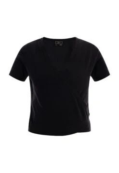 Faina Kurzarm - T-Shirt Basic - Schwarz -Faina eb18af8c9a02440791eab12eaac32bfe