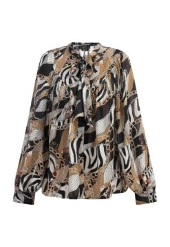 Faina Schluppen Caneva - Overhemdblouse - Schwarz Mehrfarbig -Faina eba01b0946a847519f7b17eef8c9b950