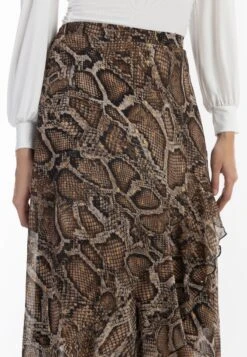 Faina Maxirok - Beige Schlange -Faina ef116bf6f9be4a1ea3978da0d2cc5635