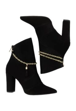 Faina Enkellaarsjes Met Hoge Hak - Schwarz 9 Faina Enkellaarsjes Met Hoge Hak - Schwarz -Faina f46e90ef91e44f3880d138f96d0243ec