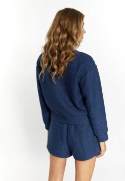 Faina Boucé Mit Strass-Steinen Nally - Vest - Marine -Faina f860a17f883a44cca979f80ee11767b2