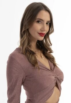 Faina Mit Glanzgarn - Etui-Jurk - Altrosa -Faina fa1f1eded1294f63a15de53a3d883af2