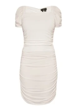 Faina Kurzarm - Etui-Jurk - Weiss -Faina fd4e7f5523524f1486feba16097412e6